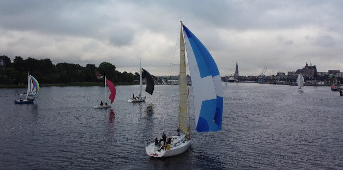 Freitagsregatta auf der Warnow