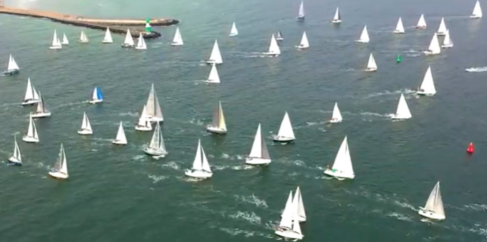 Freitagsregatta auf der Warnow