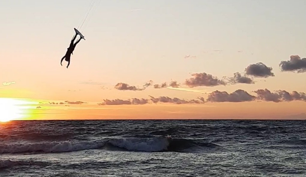 Kitesurfen auf der Ostsee vor Kühlungsborn
