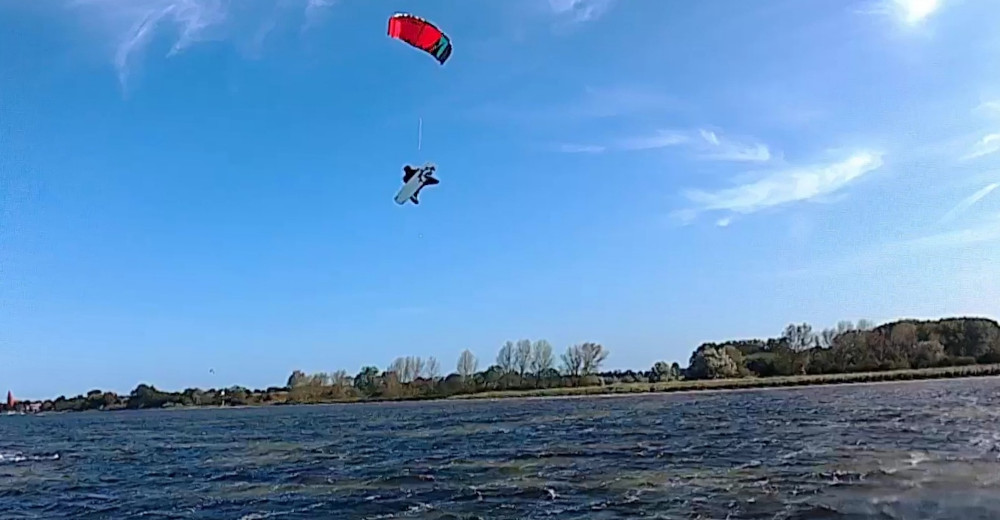 Kiteloop auf dem Salzhaff in Rerik