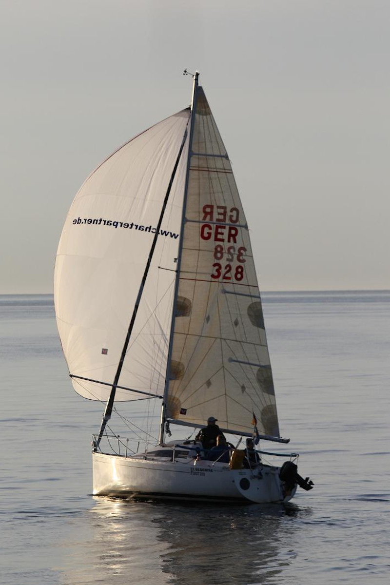 Segelboot Beneteau 23.5 auf der Ostsee